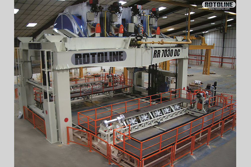 Rotoline RockandRoll_RR7030DC Model Rotomolding Machine