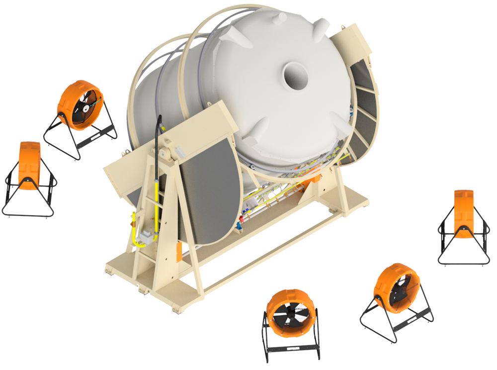 Rotoline Roto Machine Line Drawing Open Flame - Rotoline