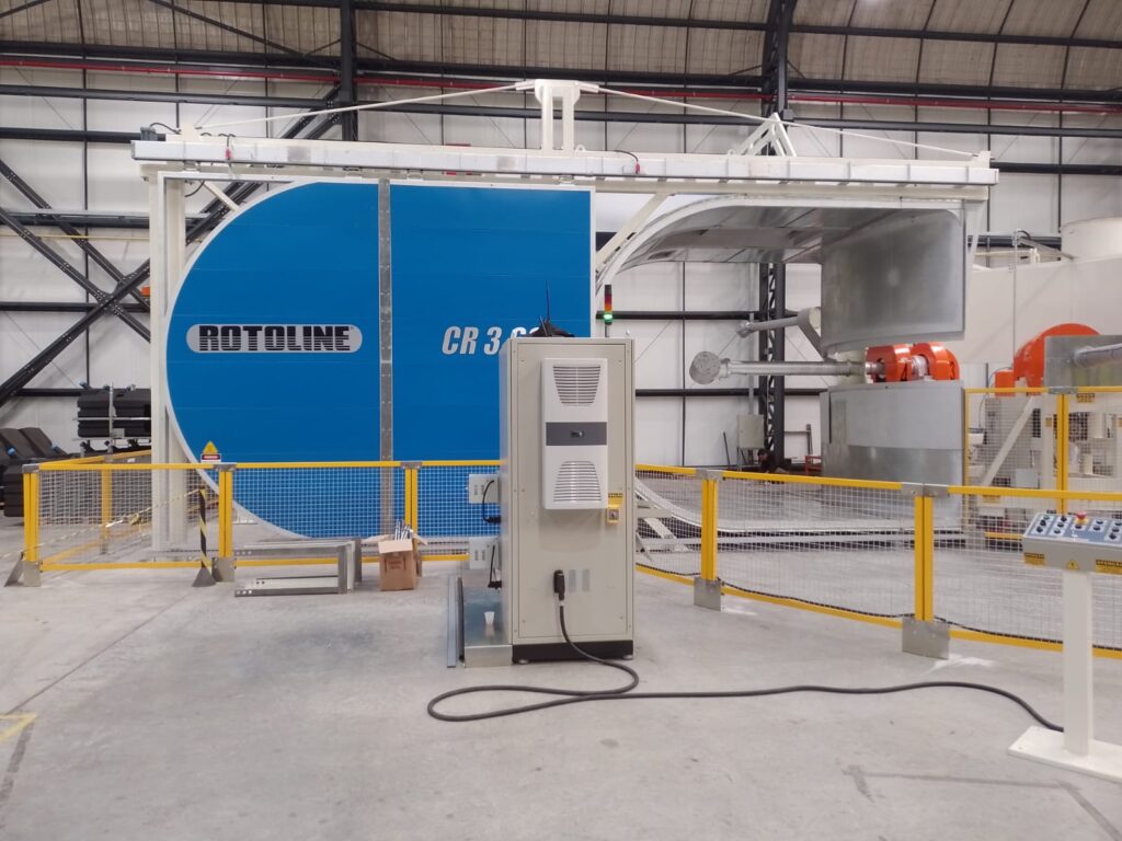 Rotoline rotational molding machine - Carrossel CR3.60 model